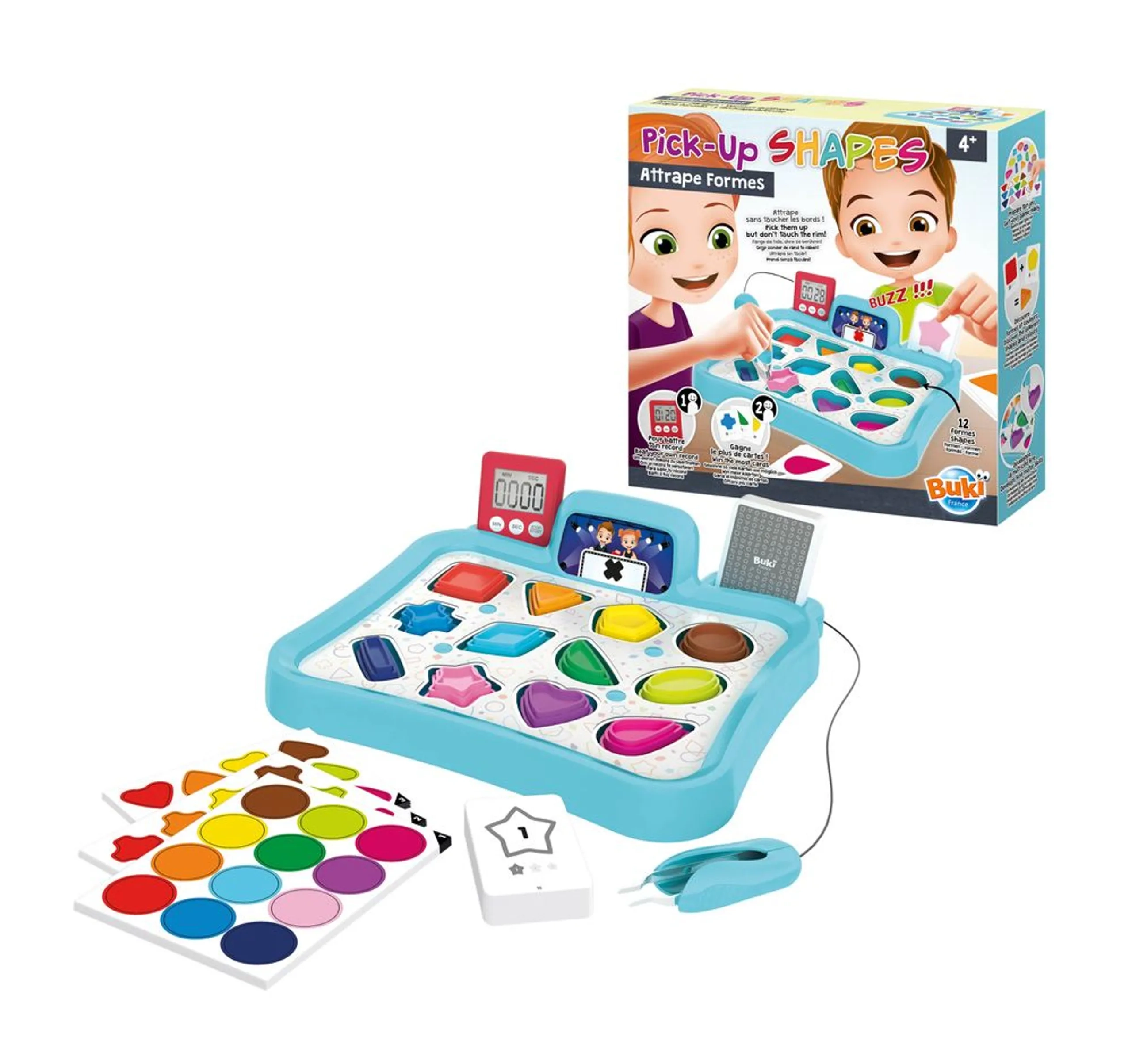 Pick-Up Shapes Game - Suitable for 4 years and above