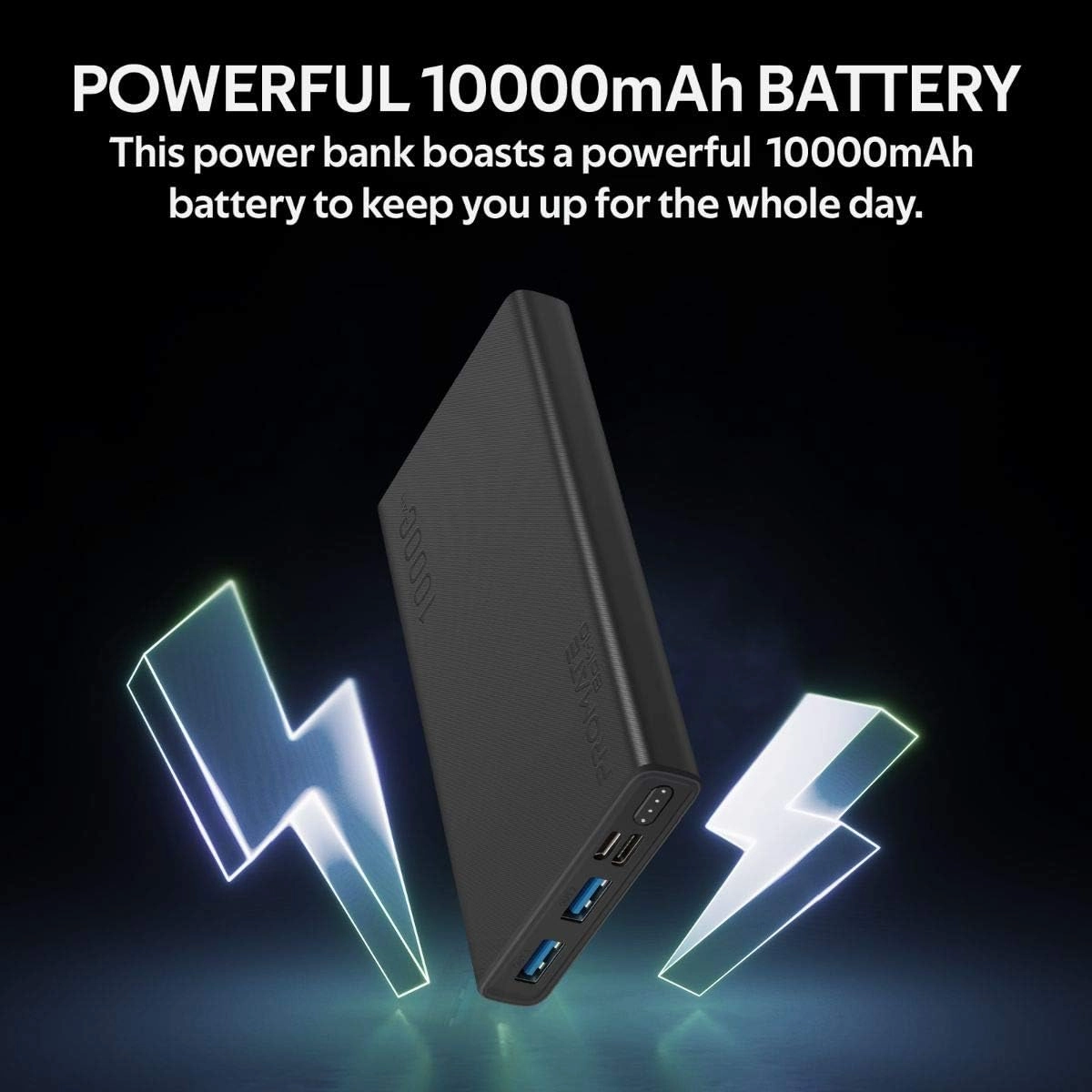 Bolt-10Pro - 10000mAh Fast charging Dual USB-A USB-C