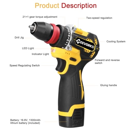 2in1 Power Tool - 1300mAh