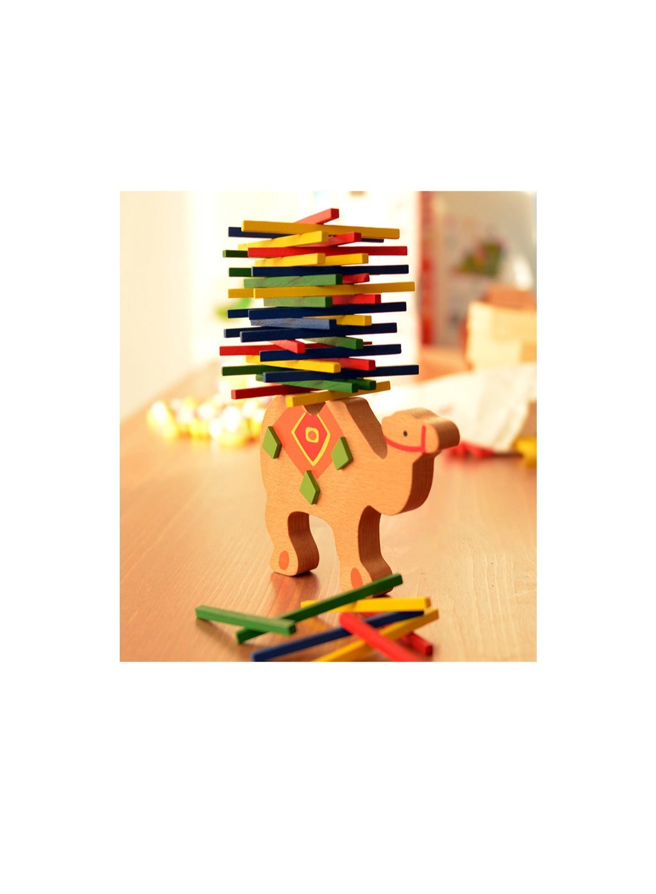Wooden Stacking Blocks - 16 pcs