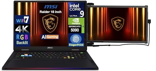 Raider - 18'' Ultra 9- 285HX 64GB 8TB SSD + Duex Max DS - 14'' FHD