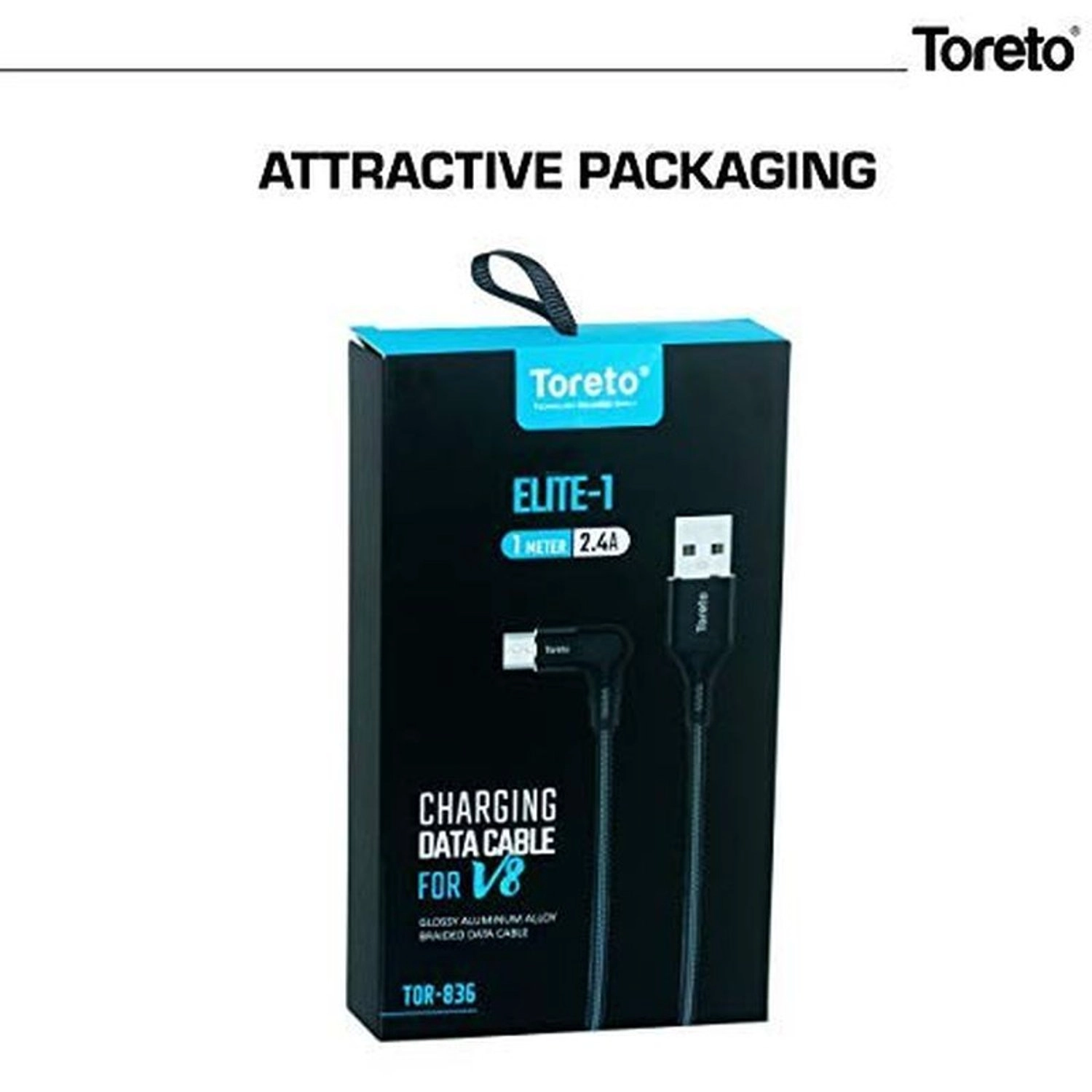 Toreto Elite-1 Cable Micro USB to USB 1m