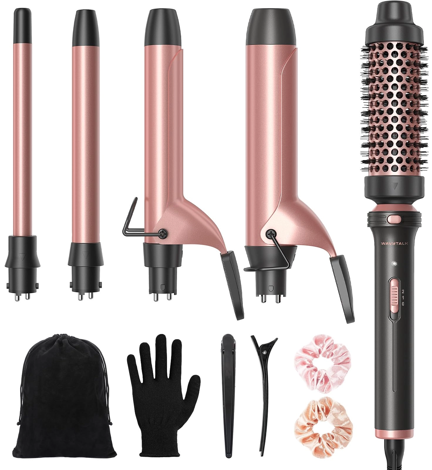 5 in 1 Curling Iron Set - 0.5'-1.25'