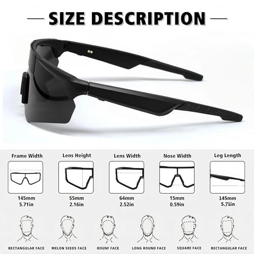 GQ PRO 02 - Smart Glasses Black Frame Gray