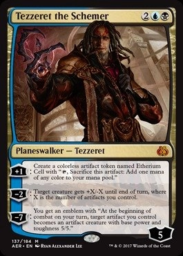 Magic: the Gathering Tezzeret The Schemer (137/184) - Aether Revolt