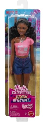 Brooklyn Fashion Doll - Brunette Mysteries: Beach Detectives Ages 3+