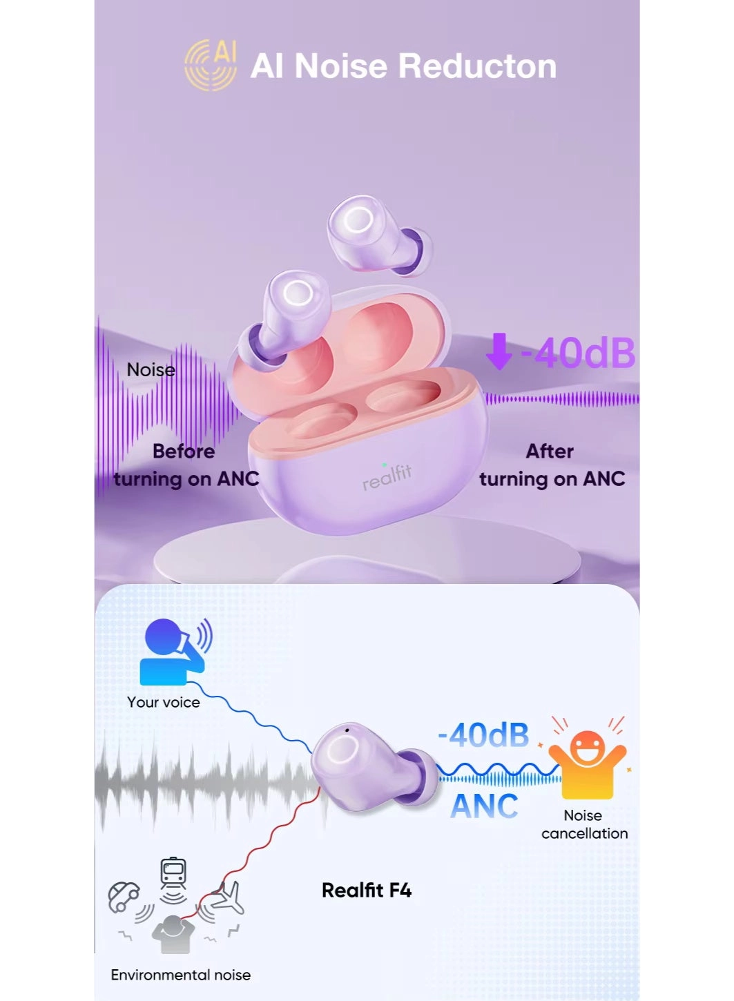 F4 Wireless Earbud