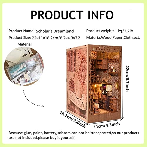 3D Wooden Book Stand Puzzle - 1：24