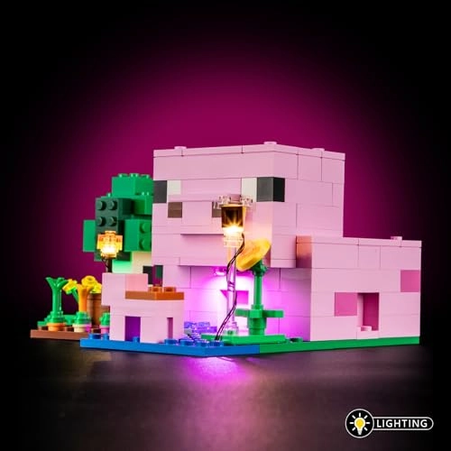 Light Kit for LEGO Baby Pig House 21268 - Plastic Minecraft 1