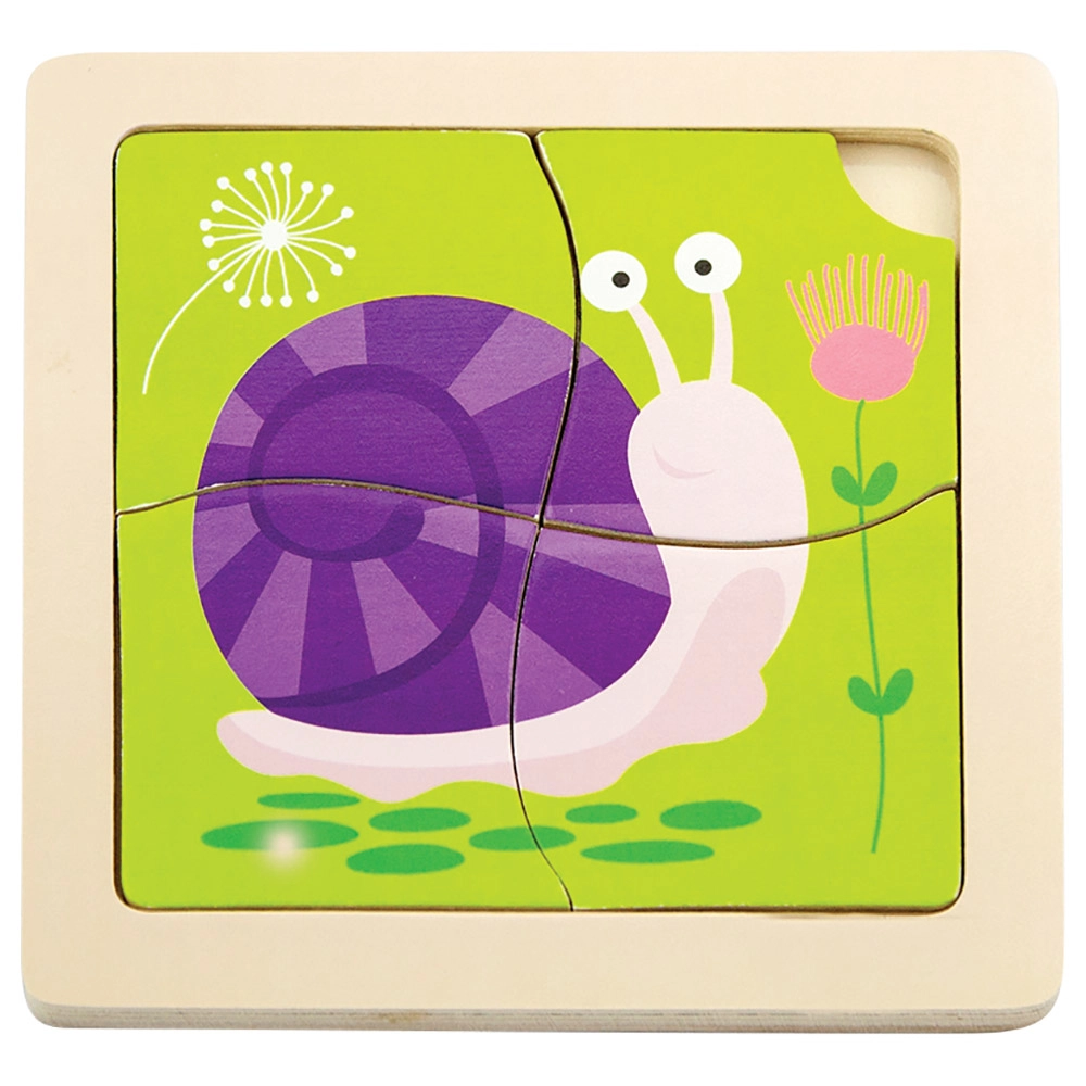 VIGA Snail Puzzle (SES-50137) - 4 pcs