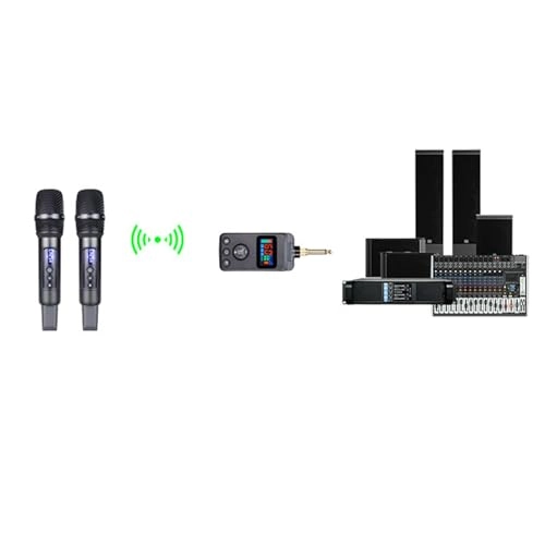 Dual Wireless Microphone - 2 UHF