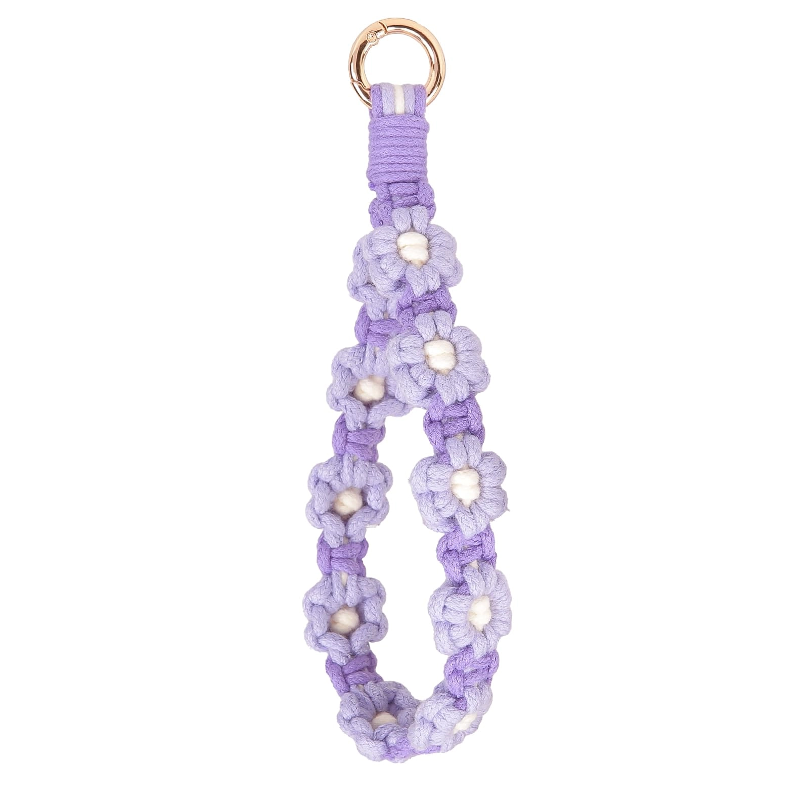 Boho Macrame Keychain - Car