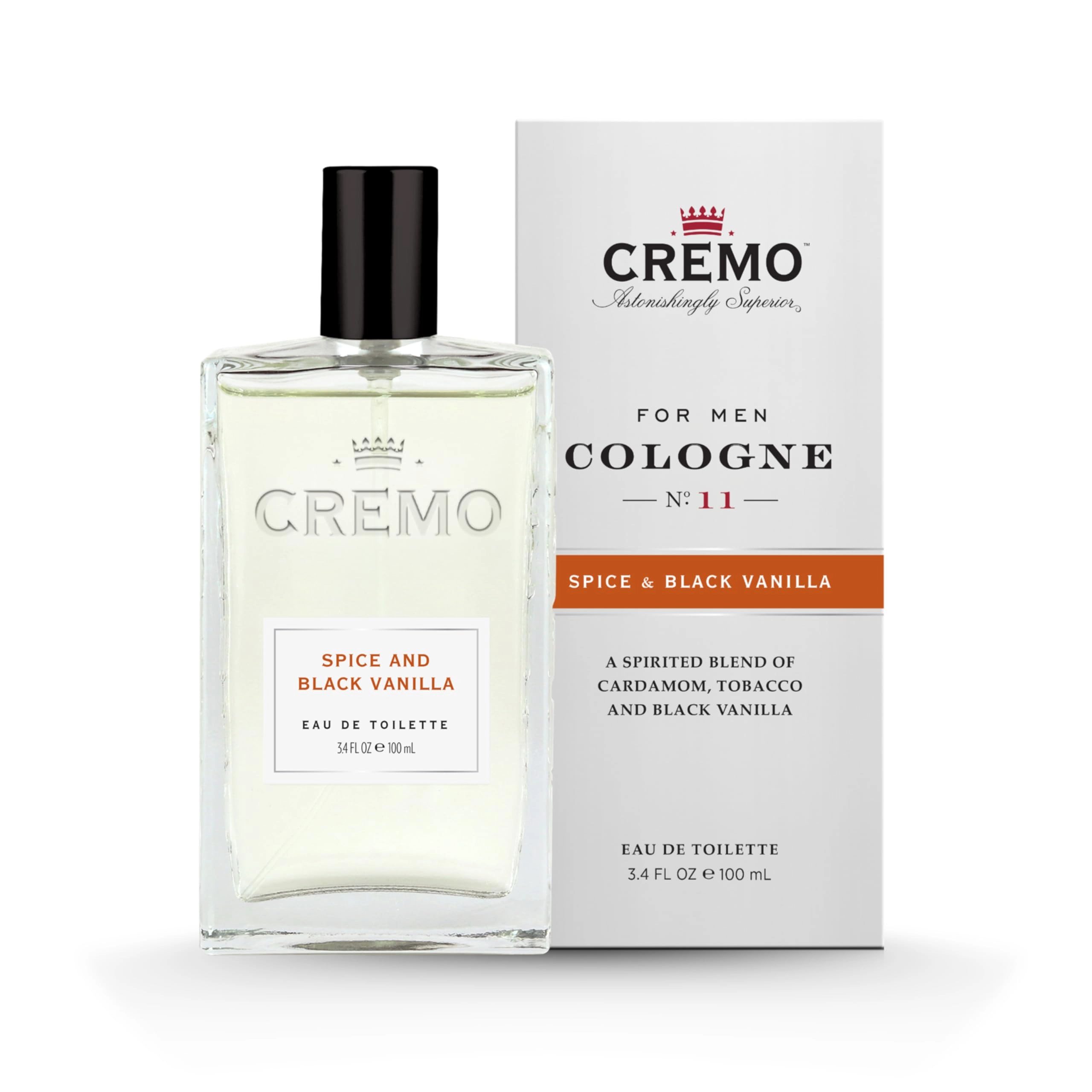 Cremo Company LLC Spice & Black Vanilla Eau de Toilette 100 ml