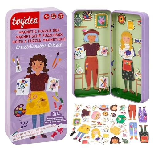 Magnetic Puzzle Box Artist - 3 years+ 30 pieces