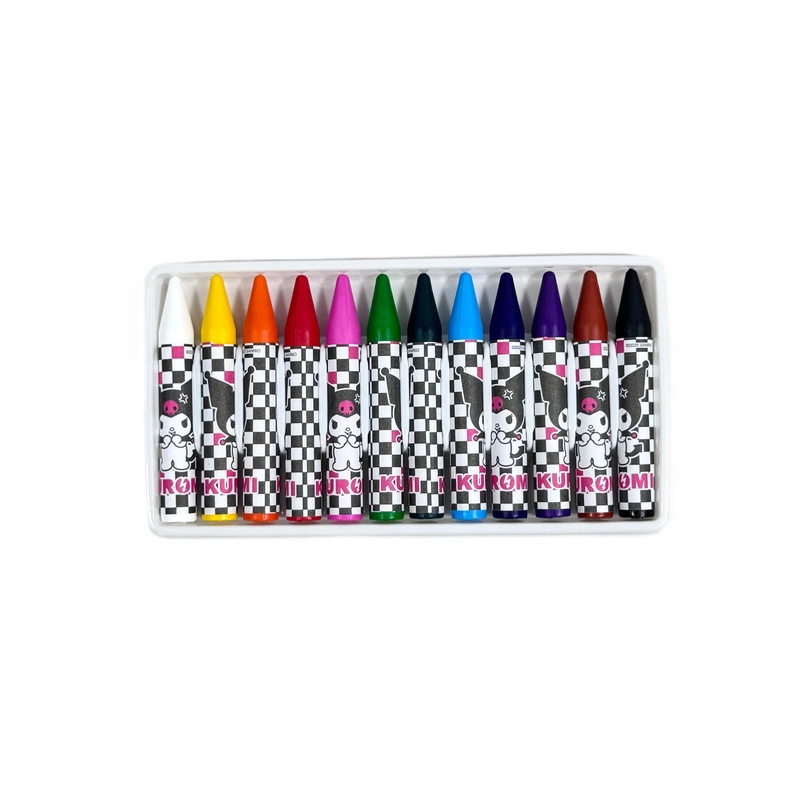 Kuromi Ambition Crayons - 12 Pcs