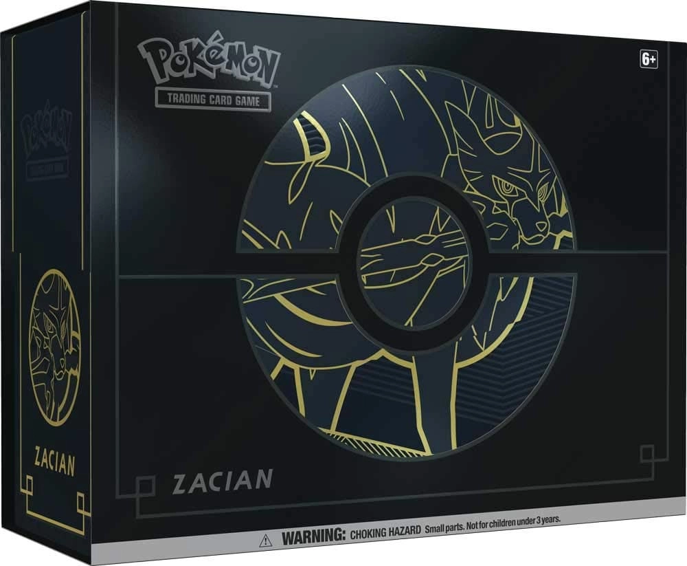 Pokmon Sword & Shield Elite Trainer Box Plus Zacian/Zamazenta - Mixed Colours English