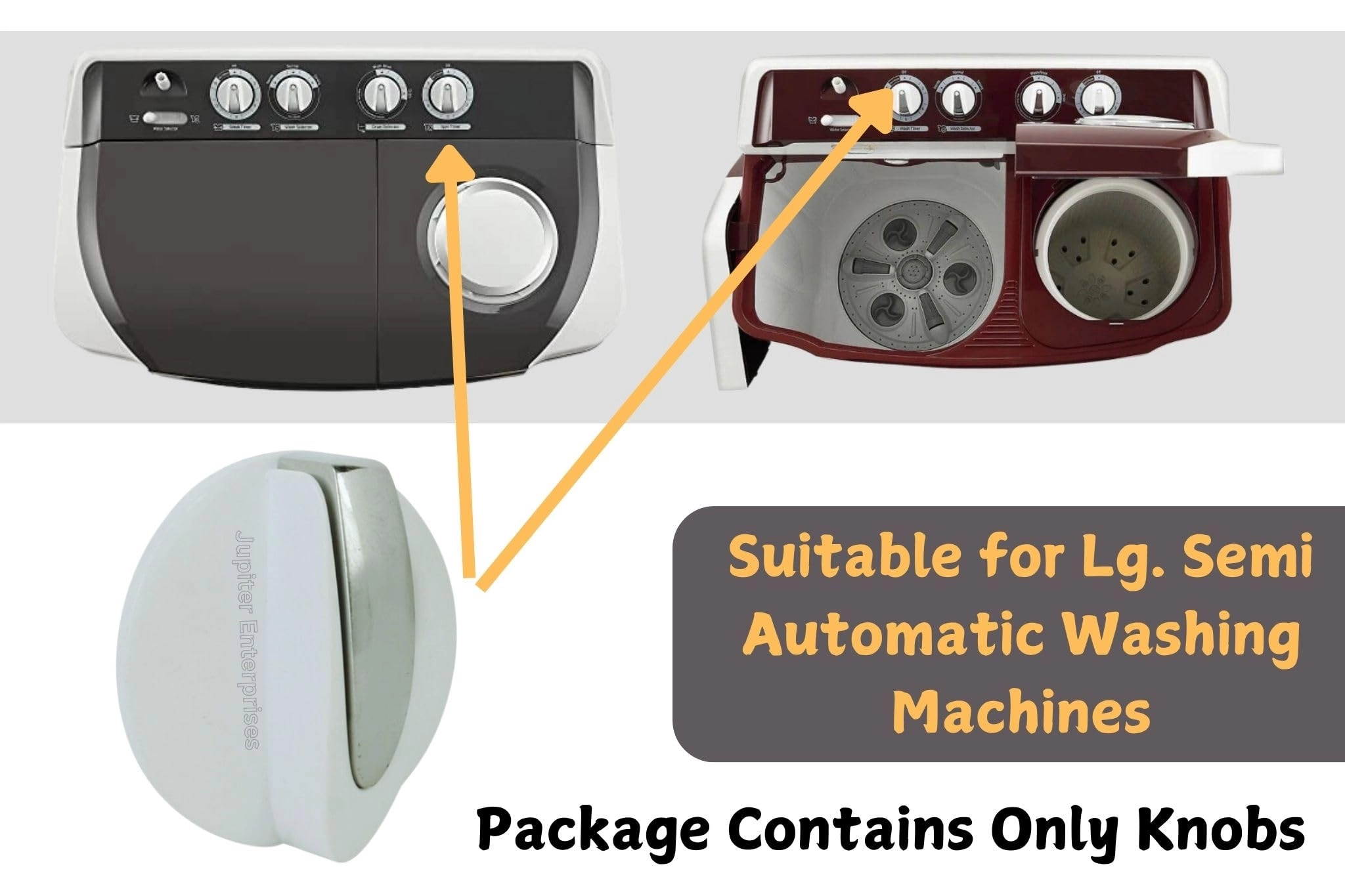 Washing Machine Knob - Semi Automatic
