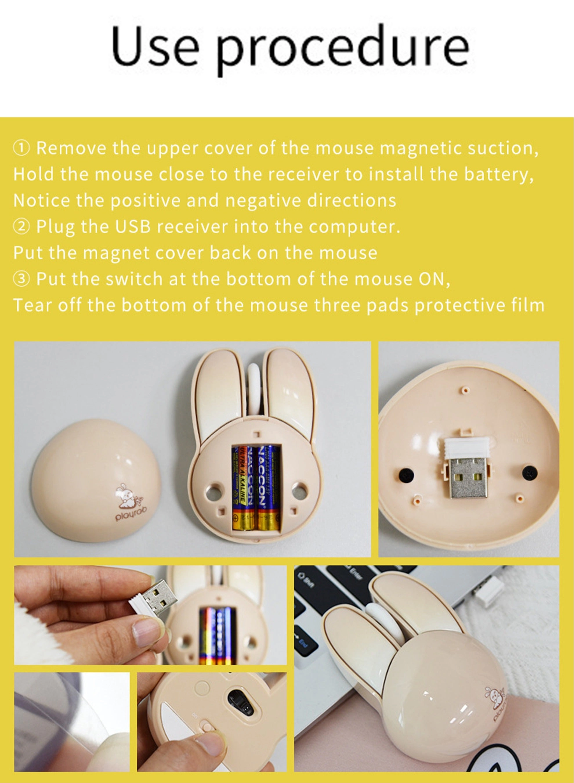 Rabbit Wireless Mouse - Wireless