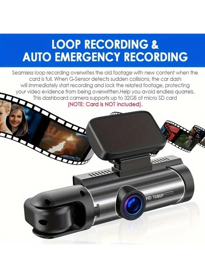 Dual Camera Dash Cam - 1080P