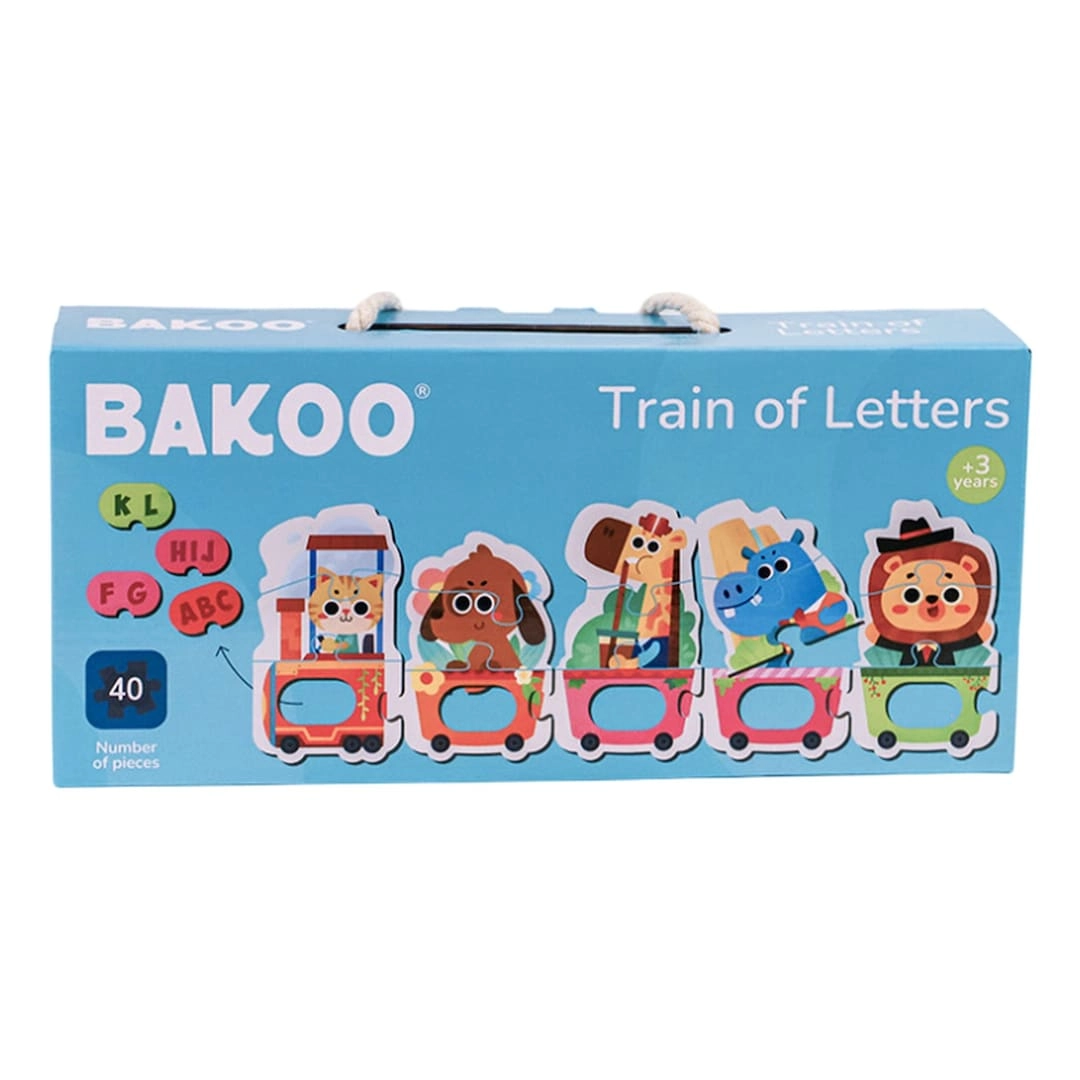 Carrefour Bakoo Train of Letters - 40 pieces