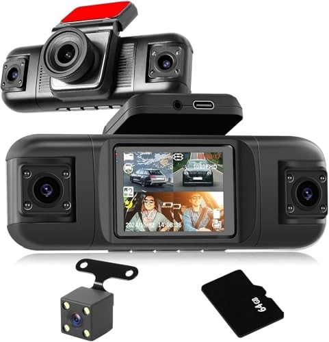 4 Channel Front and Rear Dash Cam - 1080P