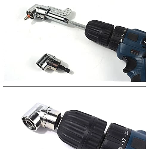 Right Angle Screwdriver - 105 Degree 1/4 Hex Shank Hex Screwdriver Set