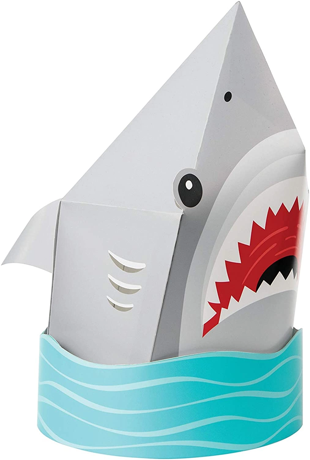 Shark Party Centerpiece - 3D 11-Inch Blue
