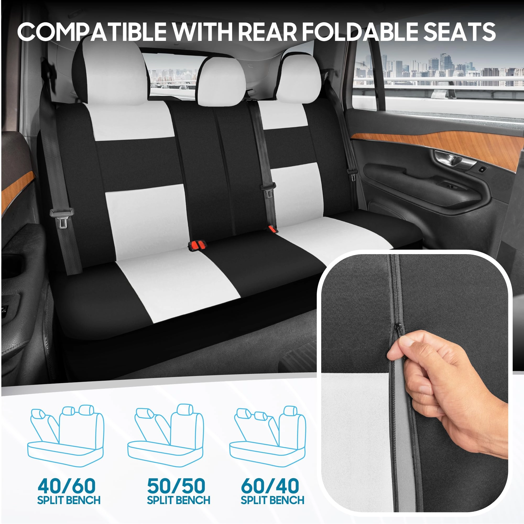 PolyPro Car Seat Covers - Solid Beige Universal Fit