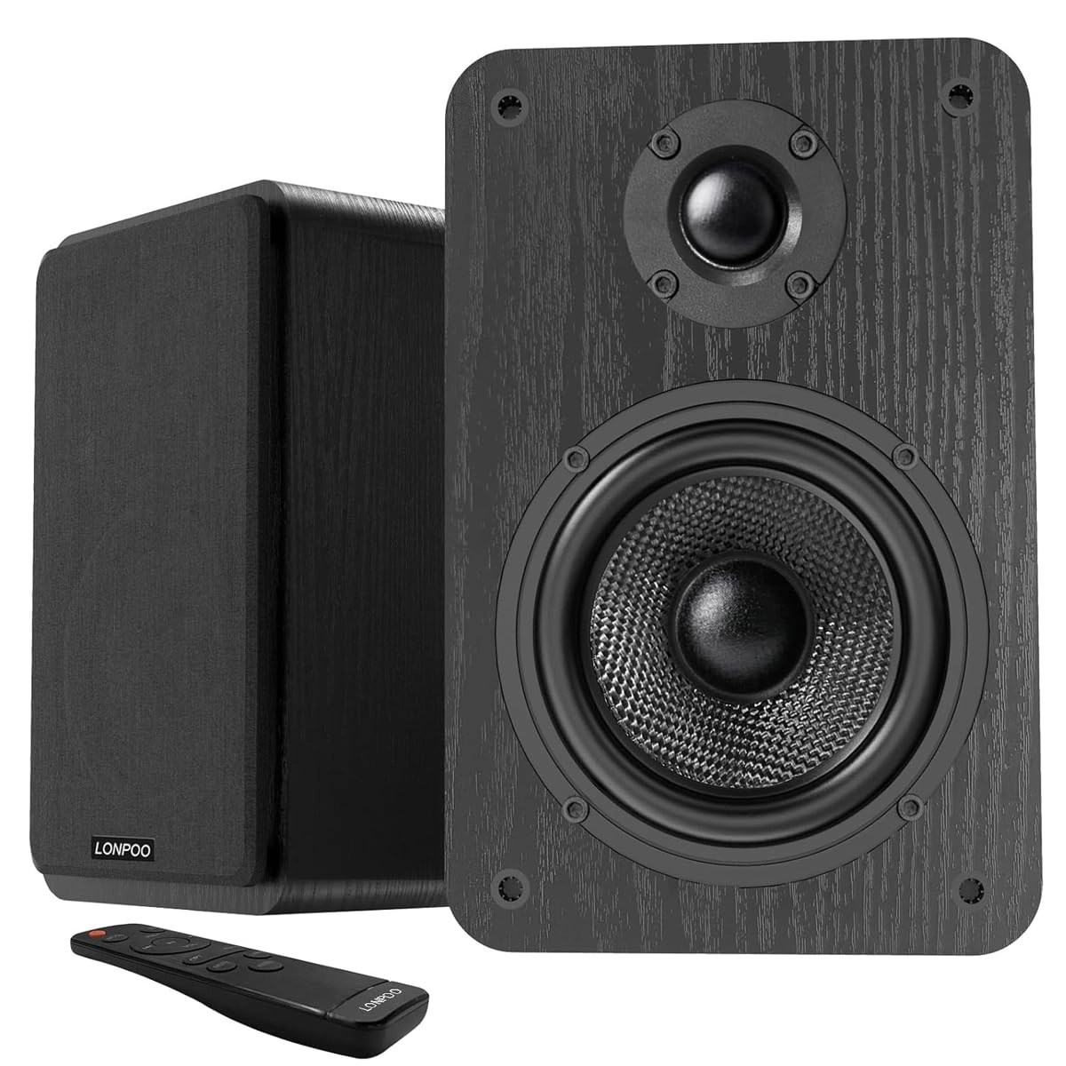LONPOO Bluetooth Bookshelf Speakers - 60W