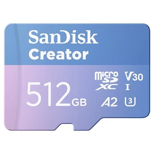 Creator microSD UHS-I Card with SD Adapter - 512GB