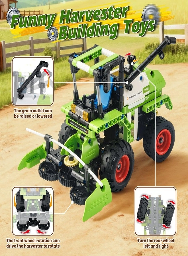 STEM Building Toy - 2 in 1 Farm Truck Harvester