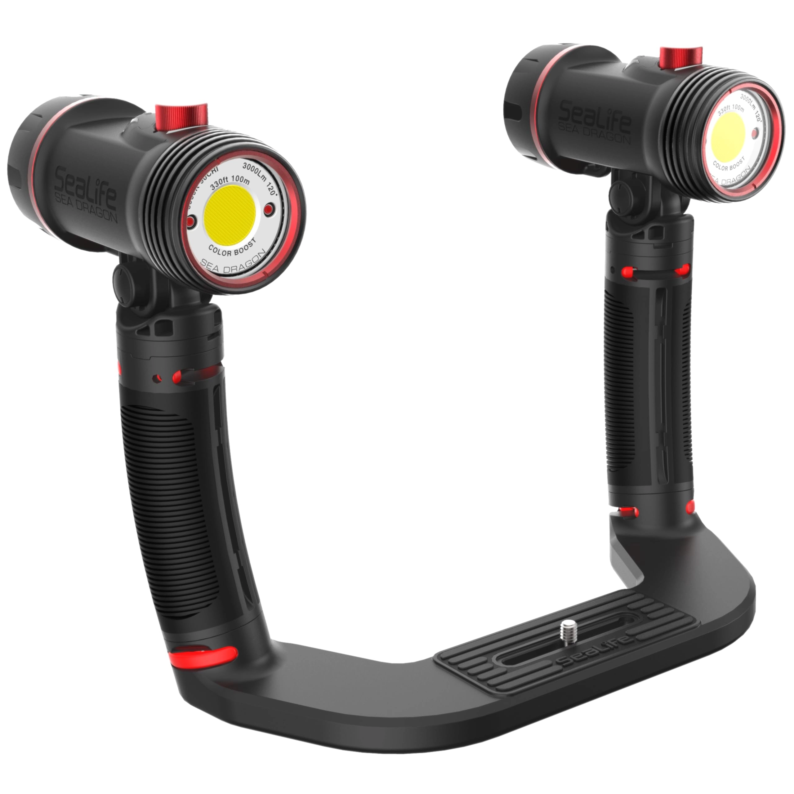 SeaLife 3000 Color Boost - 120deg + Flex-Connect Ultra Dual Tray