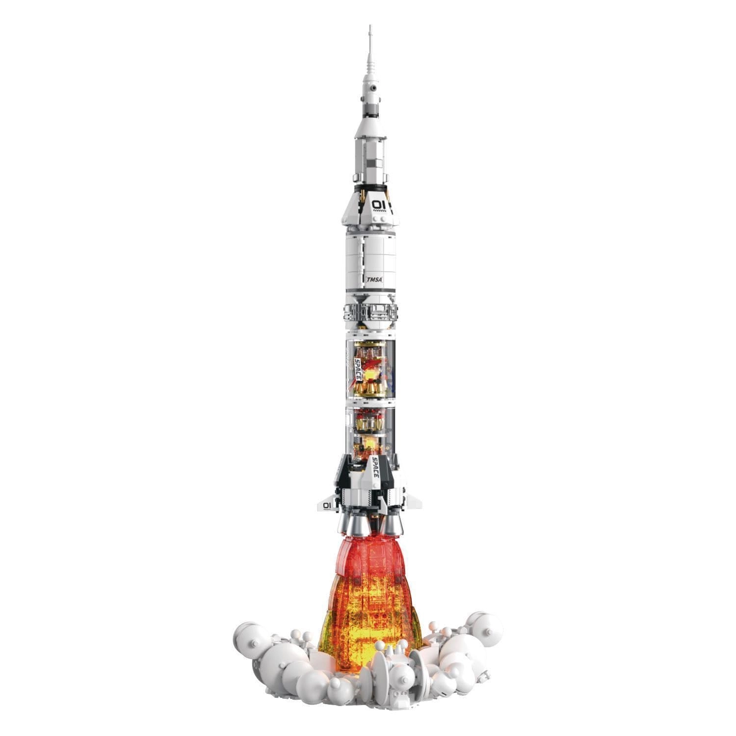 SEMKY Space Series Rocket MOC - Rocket 1201 pcs