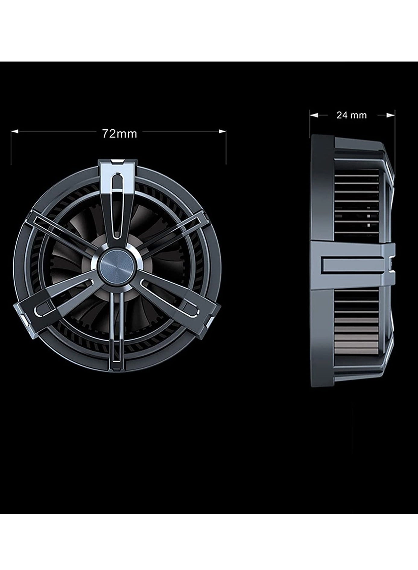 AL19 - Icing Semiconductor Mobile Phone Radiator Magnetic Back Clip