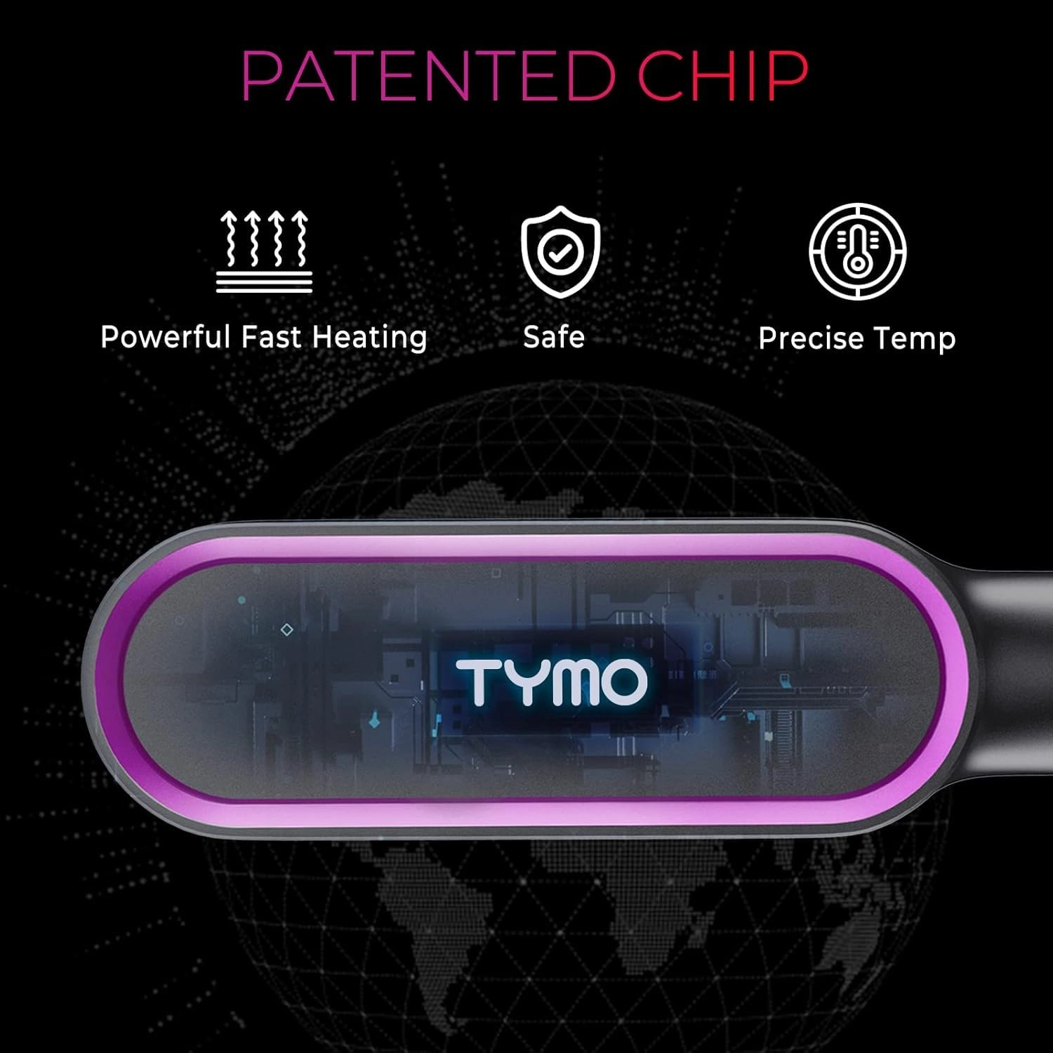 Ring Hair Straightener Brush
