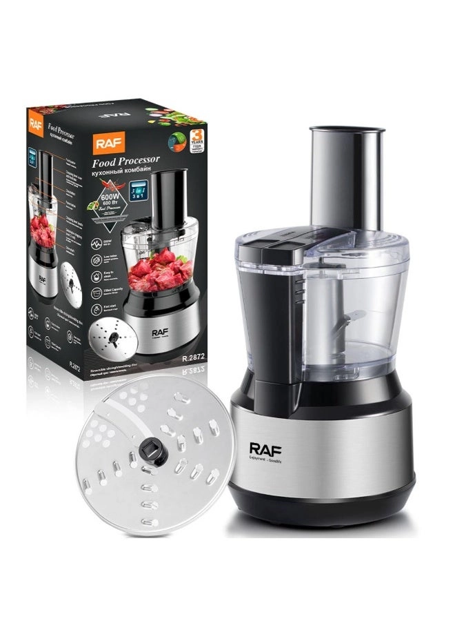3-in-1 Food Processor - 750ml 600W