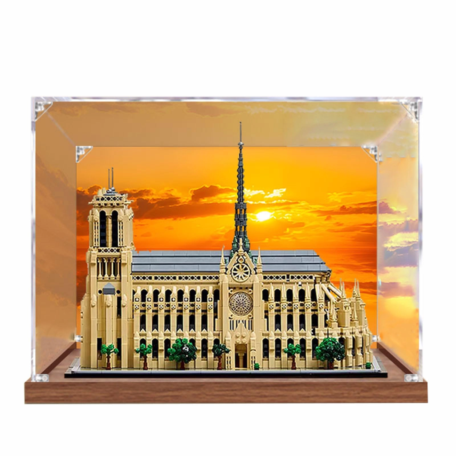 Clear Acrylic Display Case - 45 x 25 x 35 cm 3MM for Set 21061