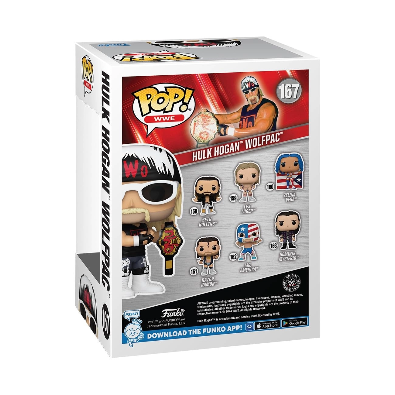 Wolfpac Hulk Hogan - WWE + Box Protector - Plastic