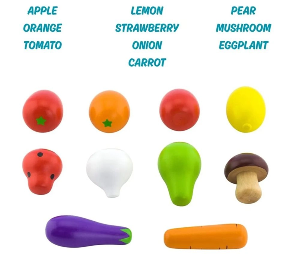 Fruit & Vegetable 10 Box Set - 3+ 10 pieces