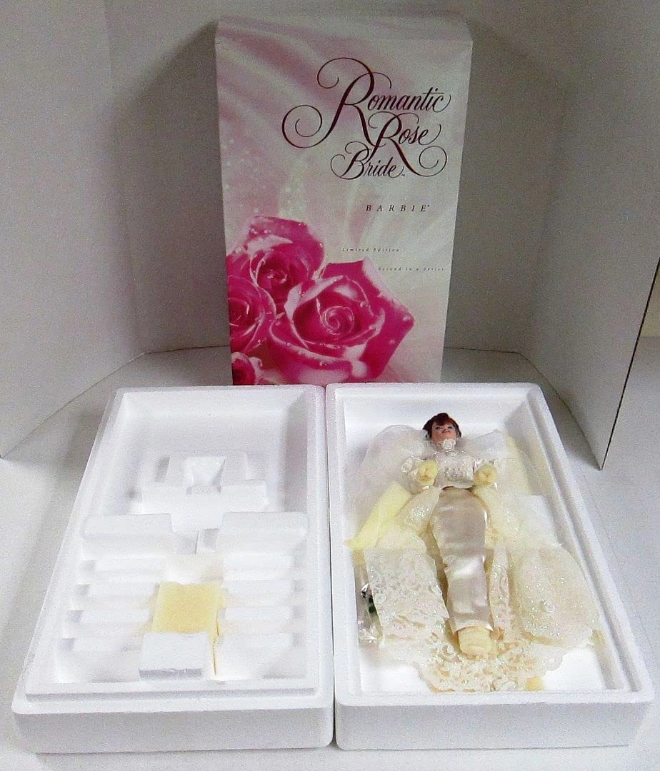 Barbie Wedding Flower Collection Romantic Rose Bride - Polyvinyl Chloride Brunette Ages 16+