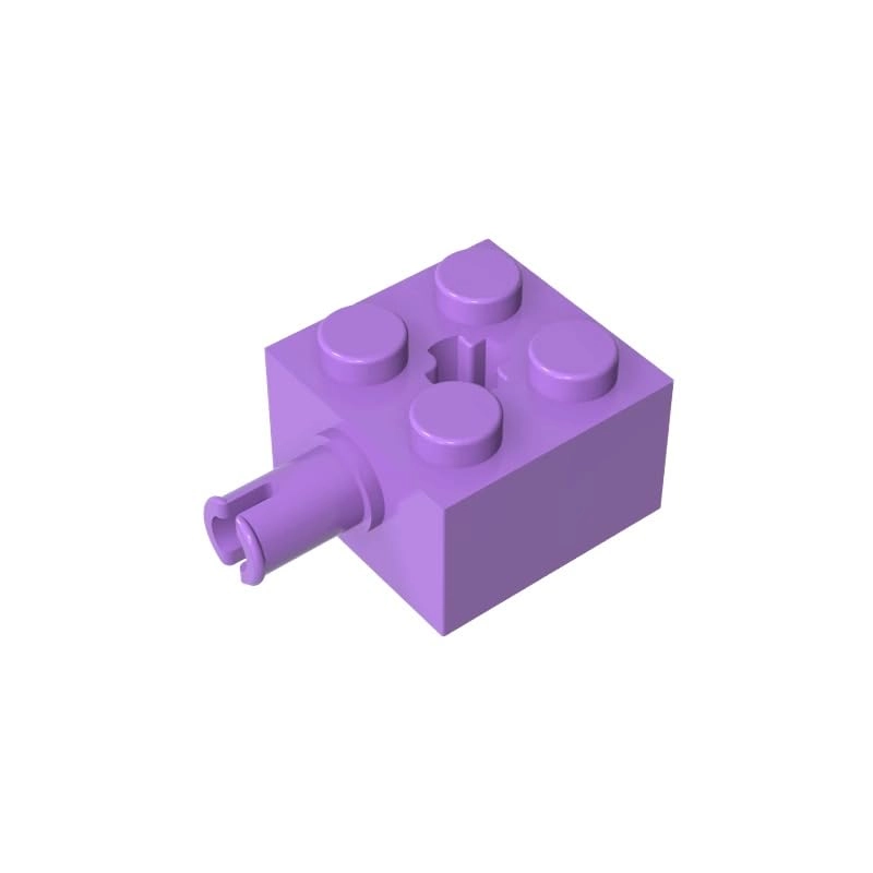 XYEIUGO Brick Special 2x2 - Medium Lavender Compatible with Lego