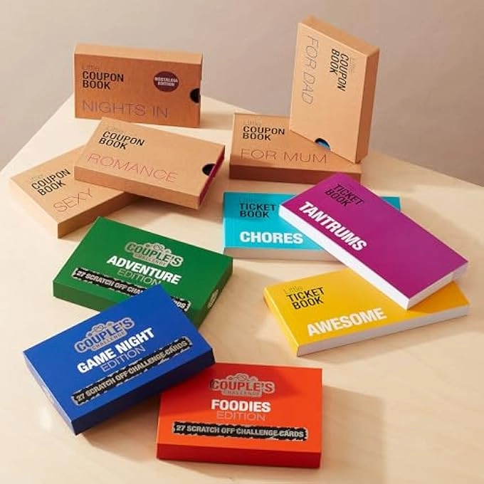 Couple's Challenge Scratch-off Cards: Game Night Edition - Card Game