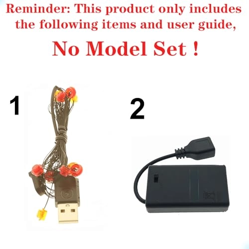 LED Light Set for LEGO Japanese Red Maple Bonsai Tree Botanical Collection 10348