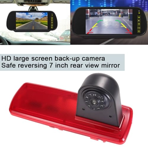 Brake Light Camera - Night vision 628 x 586 pixels + TFT LCD monitor - 7 Inches
