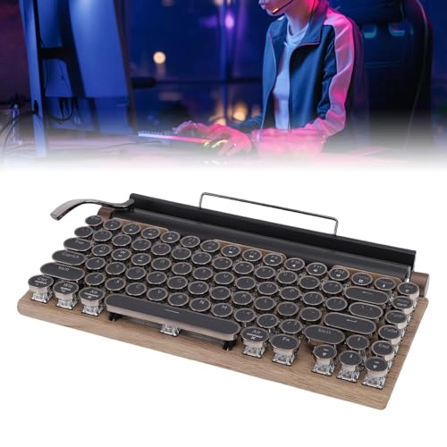Retro Typewriter Keyboard - Wired/Wireless