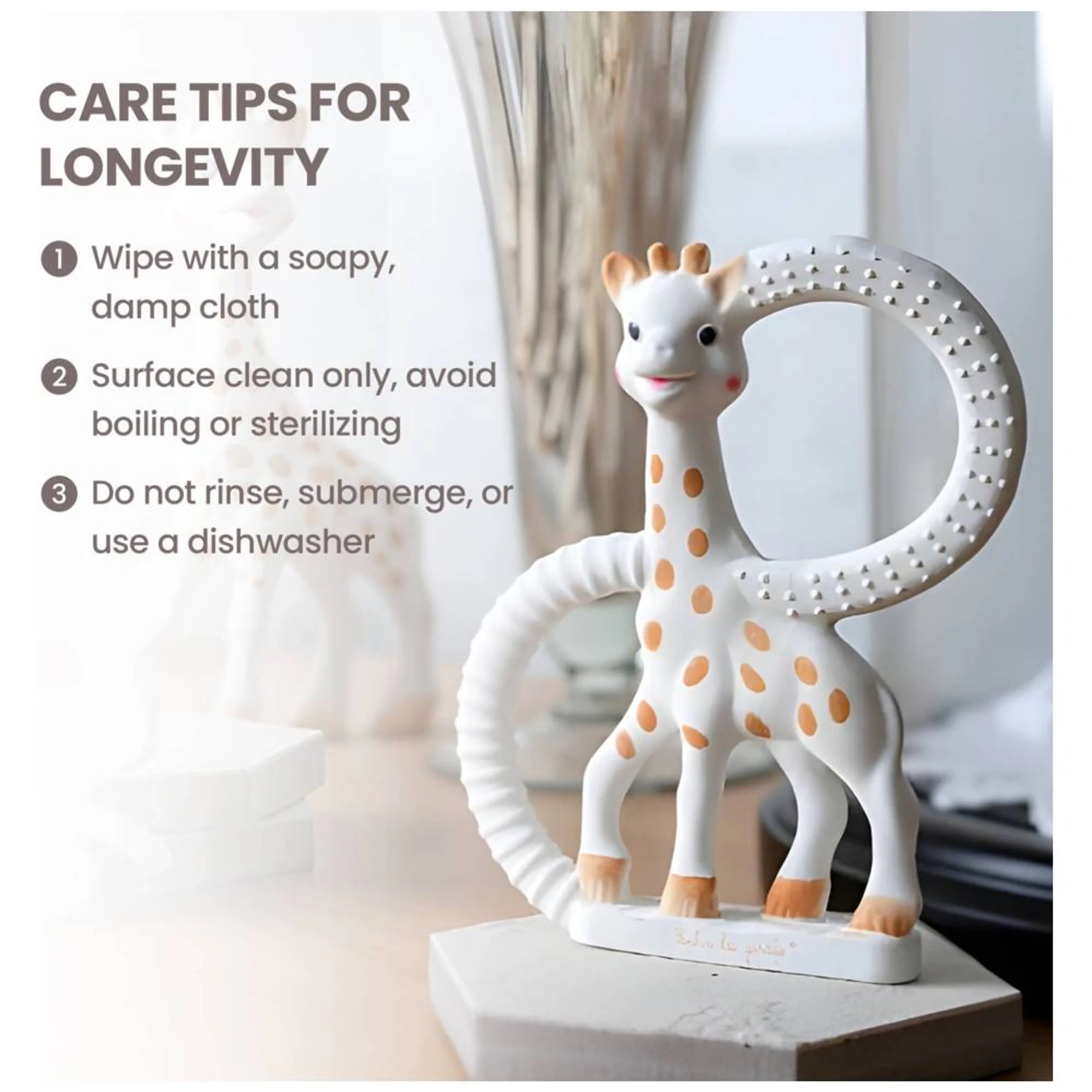 Sophie La Girafe - 100% natural rubber