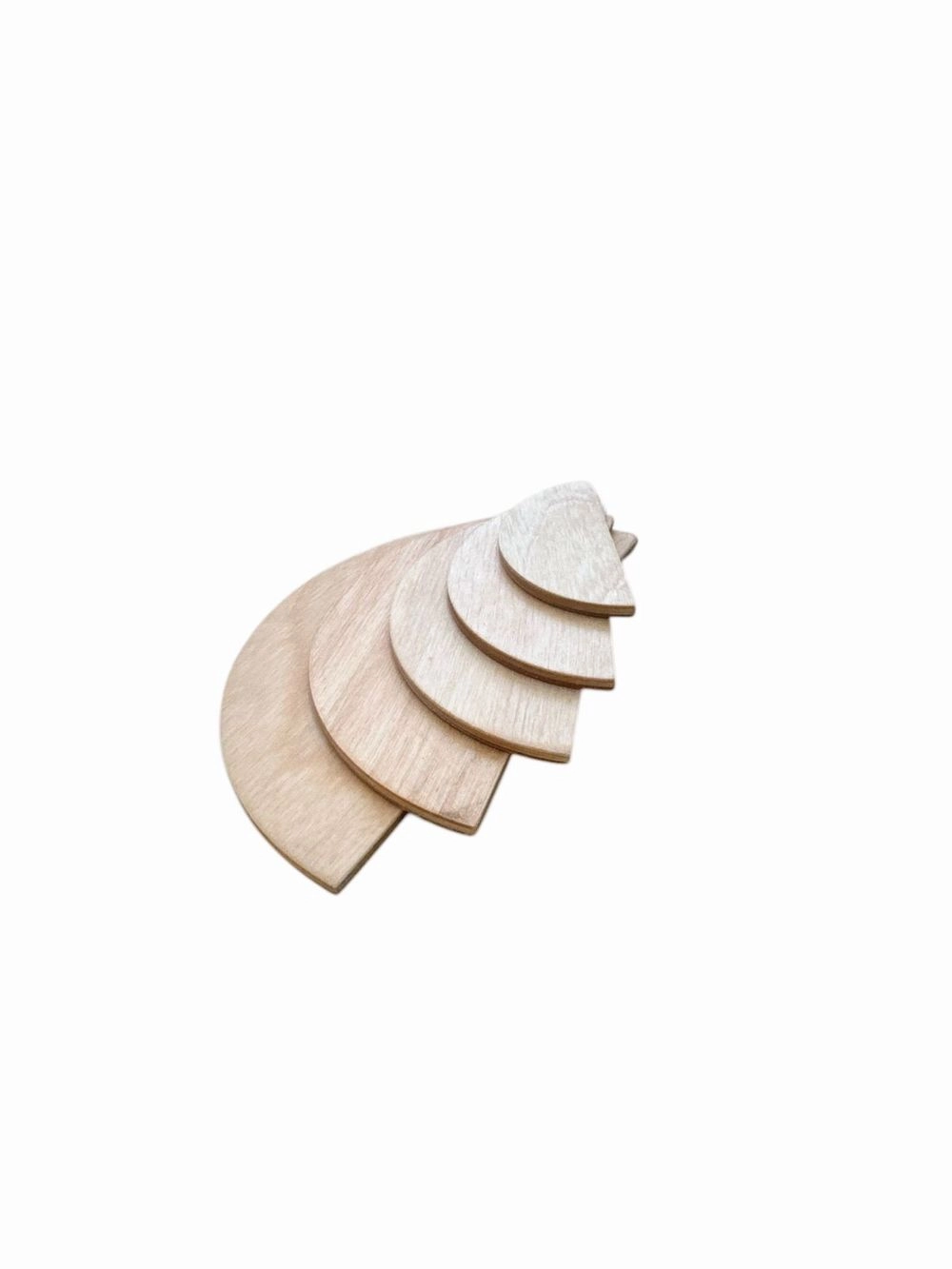 Wooden Grading Semicircles - Suitable for 2 years and above 5 pieces