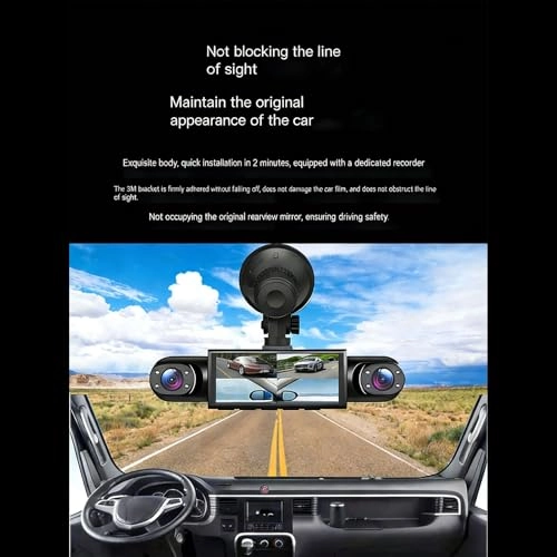 4 Channel Car Dashcam - 1080P