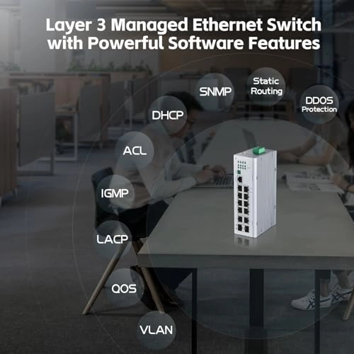 12 Port Gigabit PoE Solar