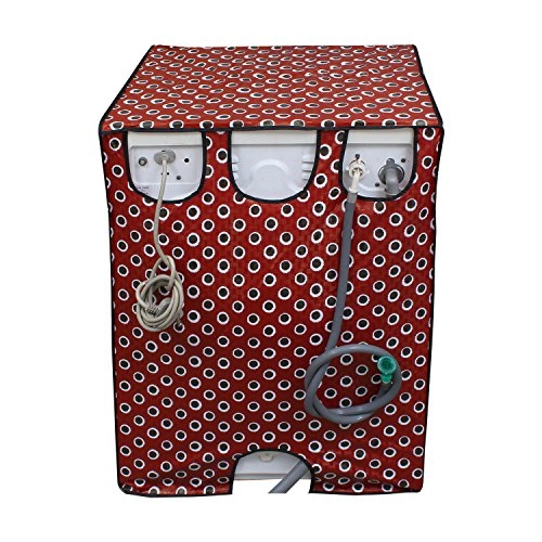 PVC Front Load Washing Machine Cover - 6 kg 58.4 x 58.4 x 88.9 cm Design11